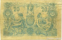 20 Francs Faux ARGELIA  1892 P.015x MBC