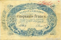 50 Francs ALGERIA  1877 P.017x F