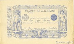 100 Francs ALGERIA  1874 P.018s q.FDC