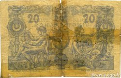 20 Francs ALGERIA  1910 P.072 B