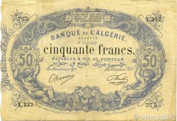 50 Francs ALGERIEN  1910 P.073 fSS