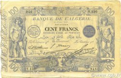100 Francs ARGELIA  1907 P.074 BC+