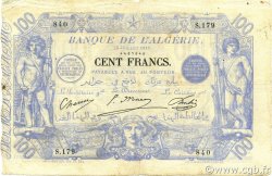 100 Francs ALGERIEN  1911 P.074 fS