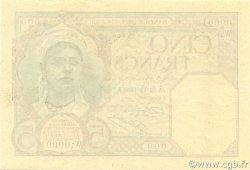 5 Francs ARGELIA  1926 P.077s FDC