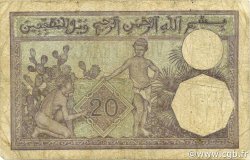 20 Francs ALGERIA  1942 P.078c q.MB