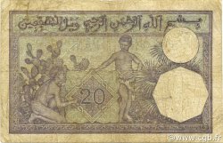 20 Francs ALGERIA  1942 P.078c VG