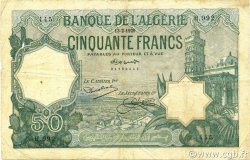 50 Francs ARGELIA  1929 P.080a BC+