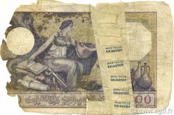 100 Francs ALGERIA  1921 P.081a q.B