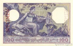 100 Francs Spécimen ALGERIEN  1928 P.081s fST+