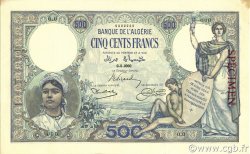 500 Francs ALGERIA  1926 P.082s
