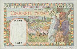 50 Francs ALGERIEN  1940 P.084 fVZ