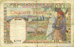 50 Francs ALGERIA  1941 P.084 q.BB
