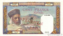 100 Francs Spécimen ALGERIEN  1938 P.085s fST+