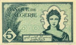 5 Francs ALGÉRIE  1942 P.091 SPL