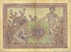 20 Francs ALGERIA  1945 P.092b MB