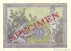 20 Francs Spécimen ALGERIEN  1944 P.092s fST+