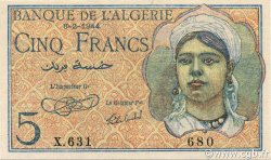 5 Francs ALGERIEN  1944 P.094a