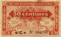 50 Centimes ALGERIA  1944 P.097a VF