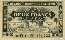 2 Francs ALGERIEN  1944 P.099b fVZ