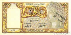 1000 Francs ALGERIEN  1946 P.104s fST+