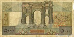 5000 Francs ALGERIA  1951 P.109b q.MB