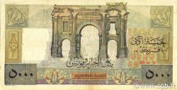 5000 Francs ALGERIEN  1955 P.109b fVZ