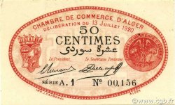50 Centimes ALGERIA Alger 1920 JP.137.13 UNC-