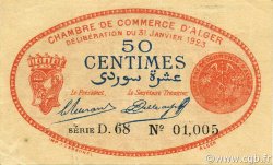 50 Centimes ALGERIA Alger 1923 JP.137.25 XF