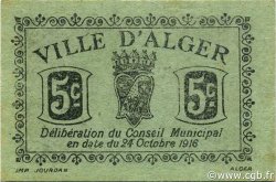 5 Centimes ALGERIA Alger 1916 JPCV.01