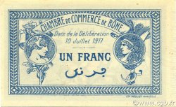 1 Franc ARGELIA Bône 1917 JP.138.05 SC+