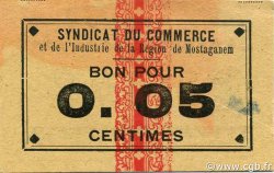 5 Centimes ALGERIA Mostaganem 1916 JPCV.04 AU