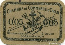 5 Centimes ALGERIA Oran 1916 JP.050 q.FDC