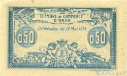 50 Centimes ALGERIA Oran 1915 JP.141.01 UNC-