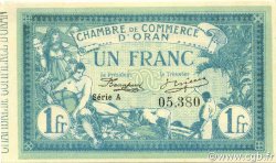 1 Franc ALGERIEN Oran 1915 JP.141.02 VZ+