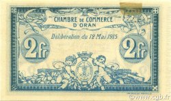 2 Francs ARGELIA Oran 1915 JP.141.03 SC+