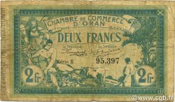 2 Francs ALGERIA Oran 1915 JP.141.03 q.MB