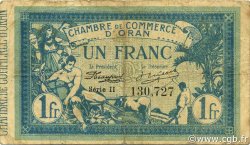1 Franc ALGERIA Oran 1915 JP.141.08 F
