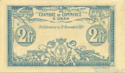 2 Francs ALGERIA Oran 1915 JP.141.14 AU-