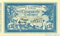 50 Centimes ARGELIA Oran 1918 JP.141.19 FDC