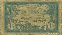 1 Franc ALGERIA Oran 1918 JP.141.20 q.B