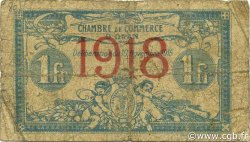 1 Franc ALGERIA Oran 1918 JP.141.20 q.B