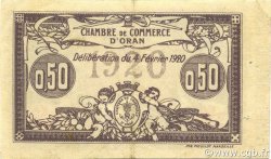 50 Centimes ALGERIA Oran 1920 JP.141.22 XF