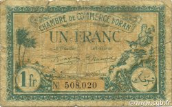 1 Franc ALGERIEN Oran 1921 JP.141.27 SGE