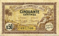 50 Centimes ALGERIEN Oran 1922 JP.141.31 SS