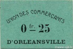 25 Centimes ALGERIA Orleansville 1916 JPCV.06 AU