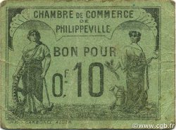 10 Centimes ALGERIEN Philippeville 1919 JP.142.15 fSS