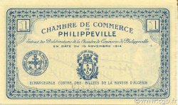 1 Franc ALGERIA Philippeville 1914 JP.142.02 XF+