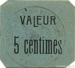 5 Centimes ALGERIA Sidi-Bel-Abbès 1916 JPCV.05 UNC-