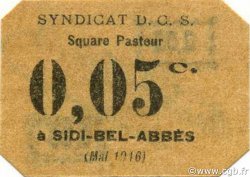 5 Centimes ARGELIA Sidi-Bel-Abbès 1916 JPCV.11 SC