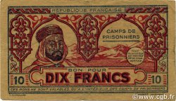 10 Francs ALGERIA  1943 K.394 MB